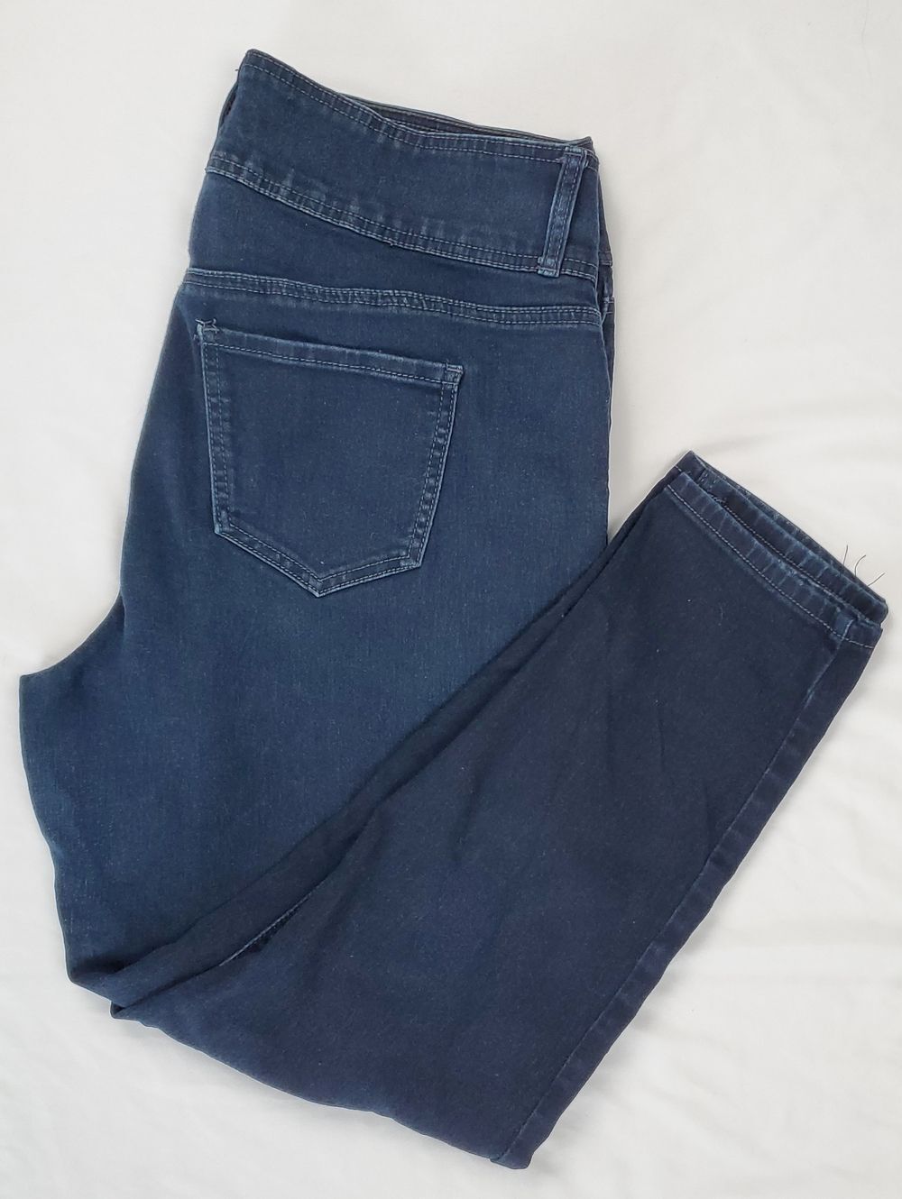 Copperflash Slimming Skinny Jeans | Womens High Rise Dark Navy Denim 1104